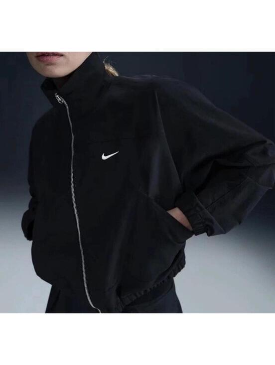 Nike Jackets & Blazers - $90 NWT Women's Nike Sportswear Oversized UV Protection Black Jacket Size Large